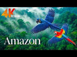 Amazon Wildlife 4K 🌍 Rare Animals Living In The Rainforest Relaxing Amazon Documentary