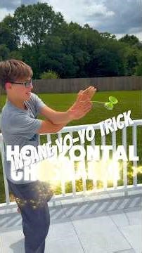 How to do horizontal cross arm Eli hop #yoyo #yoyoing #fyp #yoyotricks #viral #tutorial