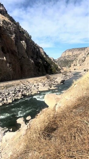 Absolutely beautiful Wind River Canyon, WY in early March, 2036