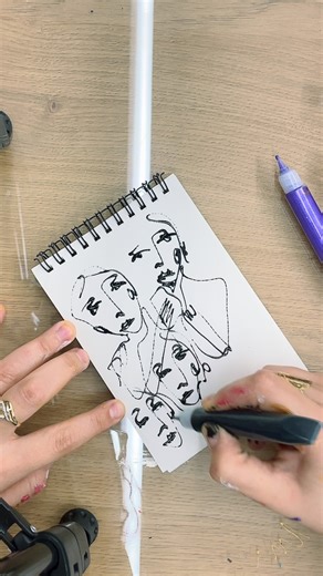 Wala Art on Instagram: "“Invisible thread” 🧵"