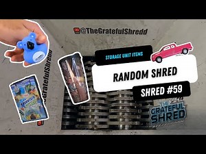 Shredding DVDs, Games & More | Random Storage Unit Item Shredding