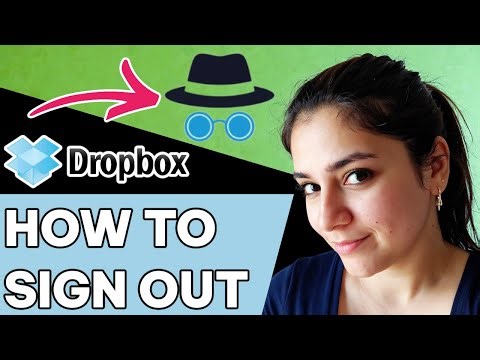 How to sign out Dropbox on PC and Mac