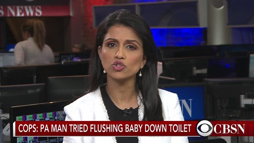 Police: Man tried to flush baby down toilet