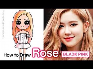 How to Draw Rose | BlackPink Kpop