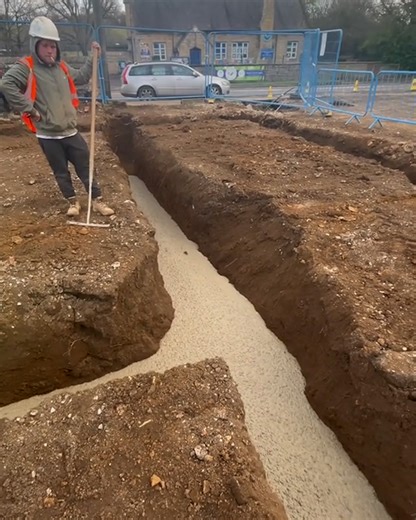 13M views · 10K reactions | How the foundations for houses are laid  | LADbible | Facebook