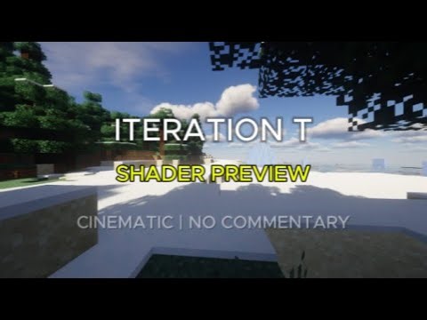 ✨ Minecraft IterationT Shaders Preview | Realistic No Commentary Cinematic