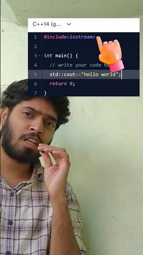 Learning C++? Hello World Made Simple. #C++ #HelloWorld #C++Basics #BeginnerCoding