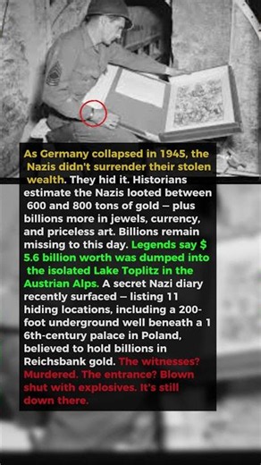 $37 Billion in Nazi Gold Is Still Missing — Nobody Knows Where | WW2's Greatest Mystery
