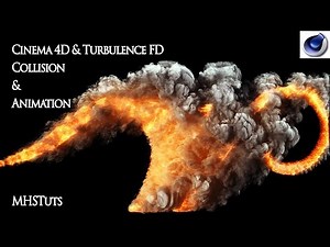 Turbulence FD | créer une simulation Collision de flammes | Cinema 4D | Tutorial