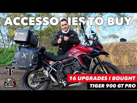16 Accessories I Bought - For my 2024 Triumph Tiger 900 GT Pro