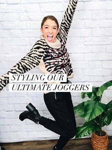4.9K views · 83 reactions | New Arrivals - Styling Ultimate Joggers w Mac! ￼ Shop these looks and more via the link below or on our app! (Search “MB Apple Valley” in the App Store!) https://mainstream-applevalley.commentsold.com/… | Mainstream Boutique Apple Valley | Facebook