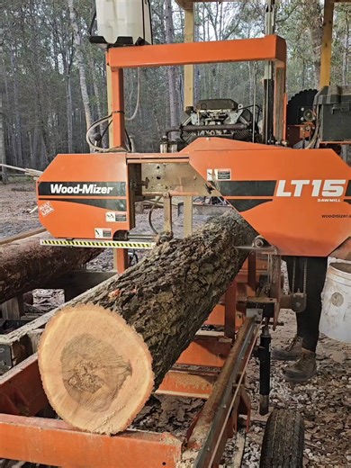 Transforming Scarlet Oak Logs into 8x8 Beams