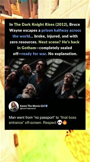 #trend Batman Escaped A Prison… Then Teleported To Gotham 😭#darkknight