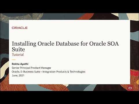 Installing Oracle Database 19c for Oracle SOA Suite