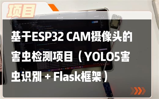 【毕业设计】基于ESP32 CAM摄像头的害虫检测项目（YOLO5害虫识别   Flask框架）