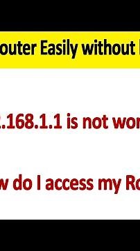 192.168 o 1.1 Admin Password | 192.168.1.1 not working in Mobile