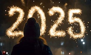 Fireworks Forming 2025 Numbers Night Sky Stock Footage Video (100% Royalty-free) 3672289099 | Shutterstock