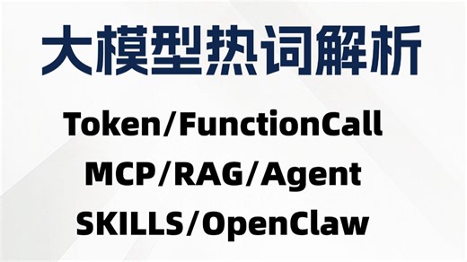 【90% 的人都被绕晕】Prompt、Rag、Agent、OpenClaw、SKILLS、Manus、MCP到底是什么？AI大模型底层框架拆解 大模型入门教程