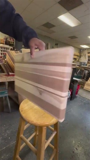 Water popping the grain!!! Mahogany and Maple 17” x 12” x 1 1/4