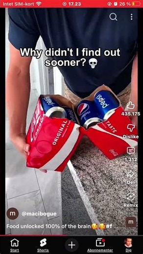 Niki Topgaard Coca Cola Pepsi Trick