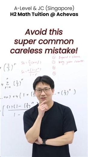 H2 Math Tuition by Achevas | Singapore A-Level, Junior College (JC)
