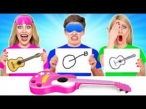 Who Draws It Better With Closed Eyes Challenge by Multi DO Challenge