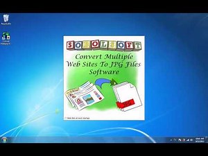 How To Use Convert Multiple Web Sites To JPG Files Software