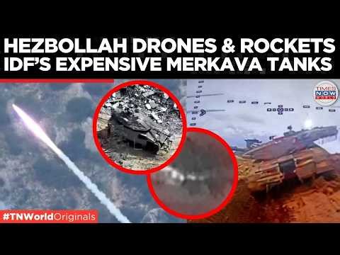 IDF TANKS AMBUSHED: Hezbollah Rockets & Drones BURN Israeli Merkava Tanks In Lethal Trap!