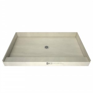 Reviews for Tile Redi Redi Base 42 in. x 60 in. Single Threshold Shower Base with Center Drain and Polished Chrome Drain Plate | Pg 1 - The Home Depot