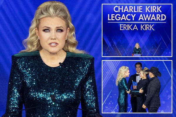 Erika Kirk receives inaugural ‘Charlie Kirk Legacy’ honor at Fox Nation’s Patriot Awards: ‘I’ll keep speaking the truth’