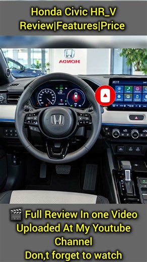 Honda HR-V e:HEV — The Smart SUV You Need to See! 🚙⚡ #carreview #hondacivic #civic #hondasuv