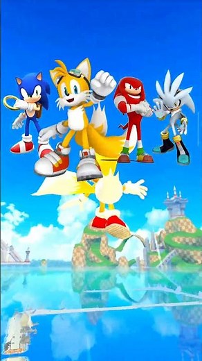 Sonic 🆚 Tails 🆚 Knuckle 🆚 Silver The Hedgehog Gameplay - Who Is Best?🤔#short