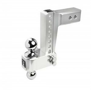 BulletProof Hitches Aluminum Adjustable 2-Ball Mount - 2-1/2" Hitch - 6" Drop/Rise - 14K BulletProof