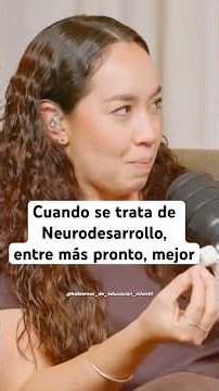 Nunca es tarde, pero cuando hablamos de Neurodesarrollo, entre más pronto, mejor!
