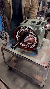 Process of dipping a stator in varnish to insulate the new wire #fyp #foryou #varnish #dipping #electricmotor #motor #motorrepair #insulate #engineering #tech #tesla #horsepower #industrial #trades #machines #process #bluecollar #commercial #volts #viral #electricmotorrepair #sacramento | Herold & Mielenz, Inc.