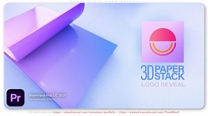 Paper Stack Logo Reveal