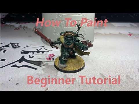 How To Paint A Dark Angels Gravis Armour Captain Part 3