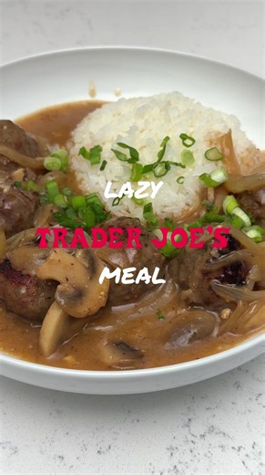 Delicious Loco Moco-Inspired Meatball Rice Bowl