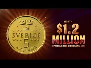 You’ll Be Shocked! Sweden 2016 5 Kronor Coin Worth $1.5 Million – How to Sell for $1.5 Million