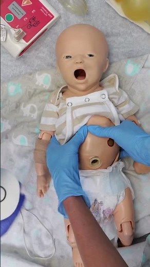Let's review infant CPR! #nursing #cpr #healthcare