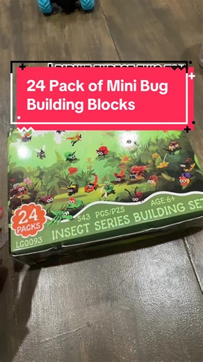 🧱🐞🪲POV: you like building blocks and bugs! Build 24 mini insects with instructions and individual bags for easy start to finish! #buildingblocks #legobuild #toys #buildingset #tiktokmademebuyit