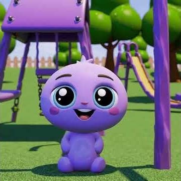 Purple Playground 🌈 Colors Song🎵 Toddler Learning Video 🌈 Learning Colors For Kids - Kids Songs