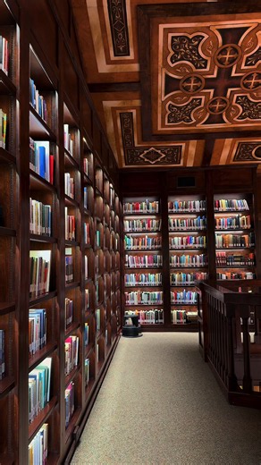 Lanier Theological Library Houston — Hogwarts & Dark Academia Study Spot