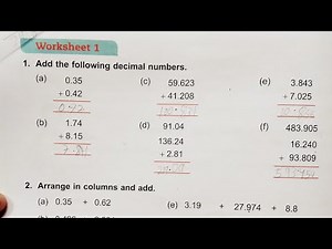 DAV class 5 maths unit 6 worksheet 1 - all questions solved