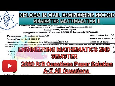 2080 Engineering Mathematics II Question Paper Solution||probability question of maths||Vector maths