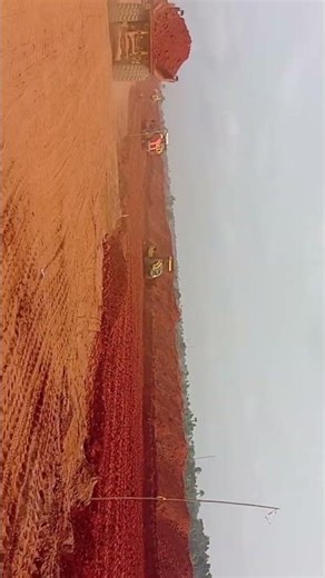 compactor roller working to make work solid #catterpillar