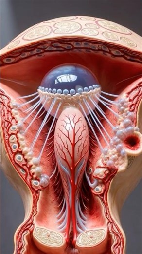 How Blastocyst fully implanted | 3D anatomy inside the uterus #biologyanimation