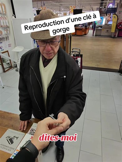 Reproduction d’une cle a gorge
