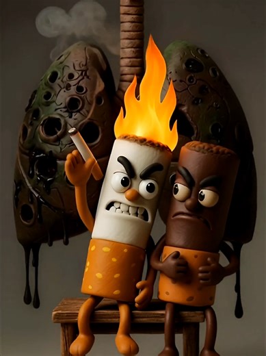 Health Tips for Cartoon Lovers on Smoking