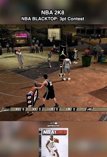 A look back at the 3pt Contest for NBA 2K8😲🔥 I miss when 2k would give you multiple parks to play on in the blacktop mode. I miss blacktop in general they need to bring all the modes back. This game doesn’t look half bad for 2007 tho NBA 2K8 is a 2007 basketball simulation video game developed by Visual Concepts and published by 2K and Spike. It is the ninth installment in the NBA 2K franchise and the successor to NBA 2K7. It was released in 2007 for PlayStation 2, PlayStation 3, and Xbox 360.